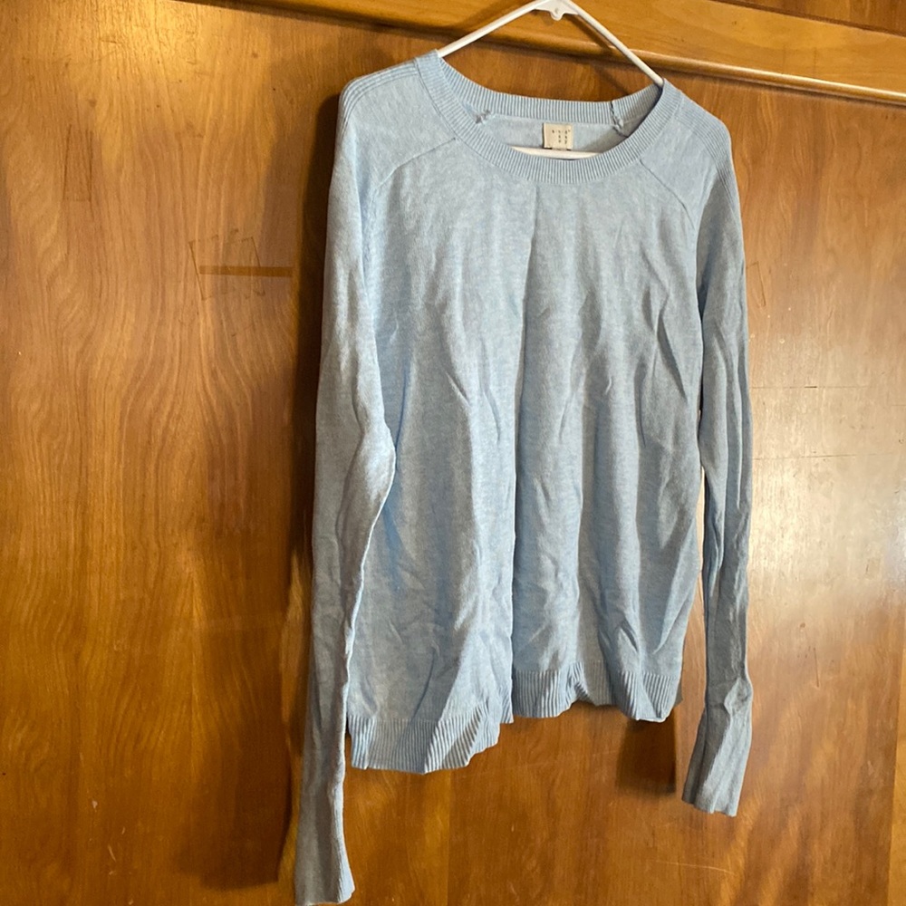 Extra large light blue sweater